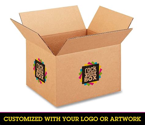 imprintable metal boxes|custom printed shipping box.